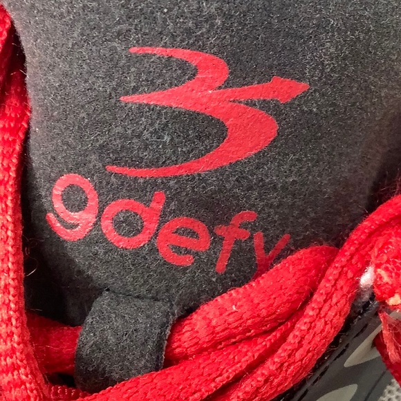 Gravity Defyer Ion Gdefy Verso Shock gray black red sneakers men size 8 EUC - Picture 5 of 16